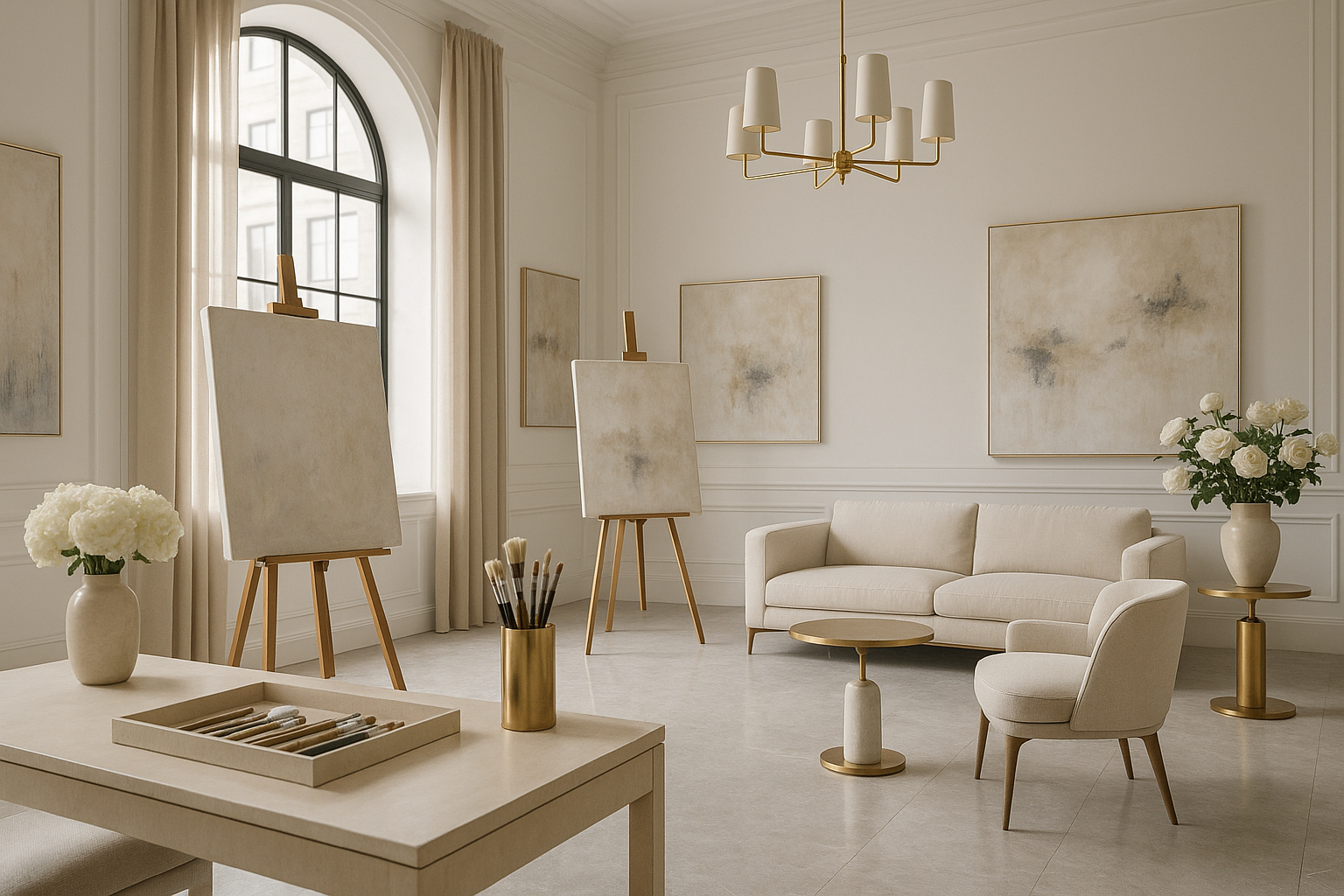 make it into and art atelier but keep the same design style